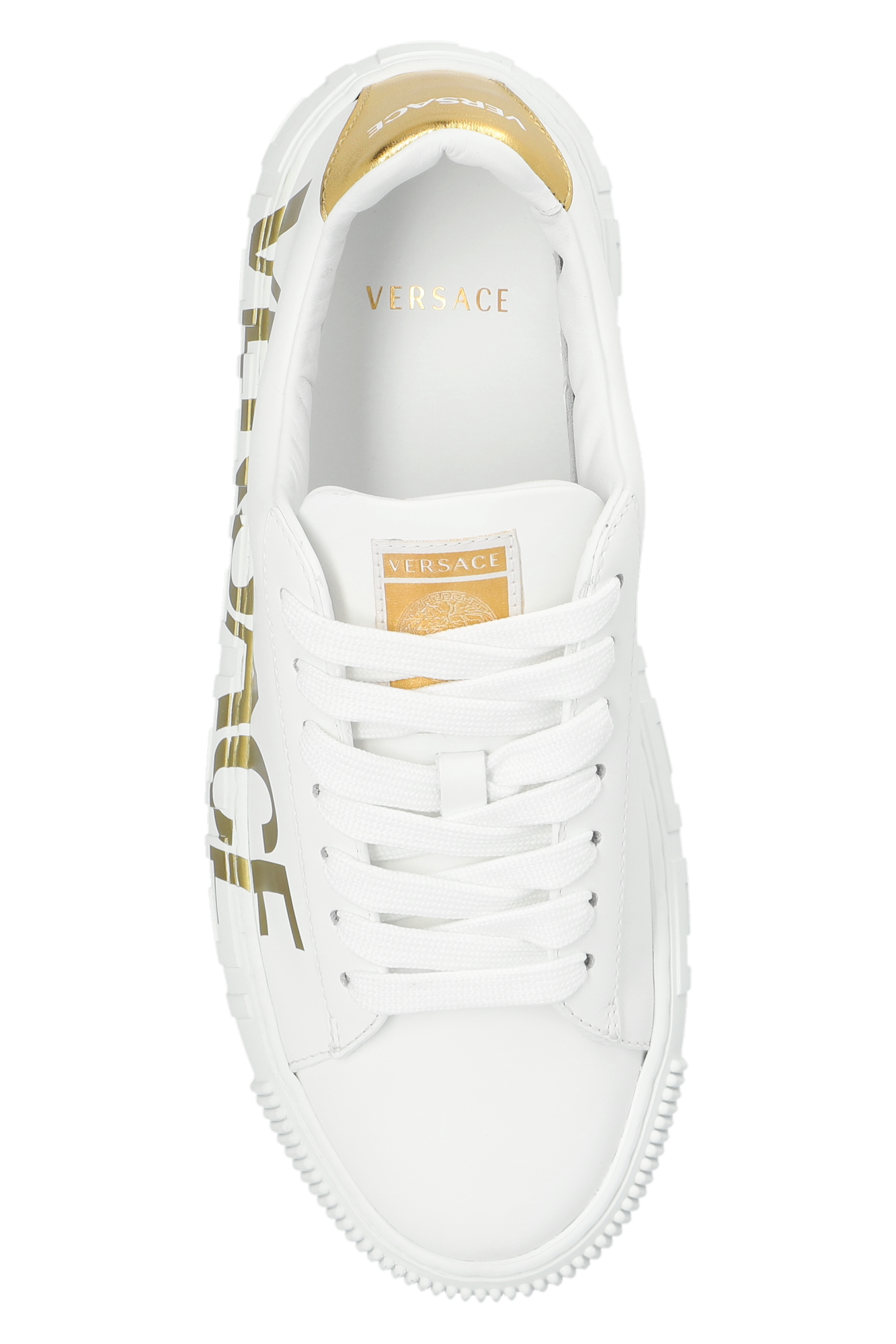 Versace sneakers best sale white gold